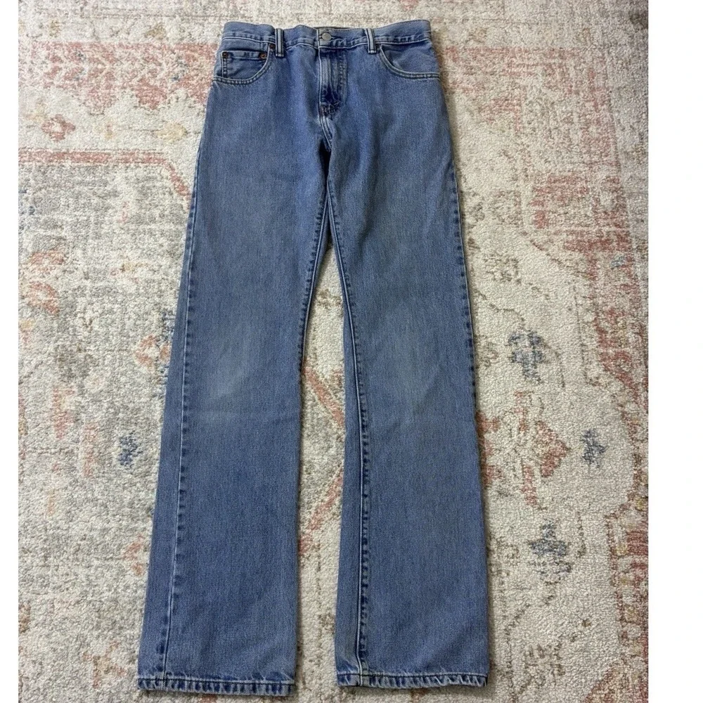 Levi's 517 Y2K Bootcut Jeans Men's 29x34 Medium Wash Blue Denim 100% Cotton